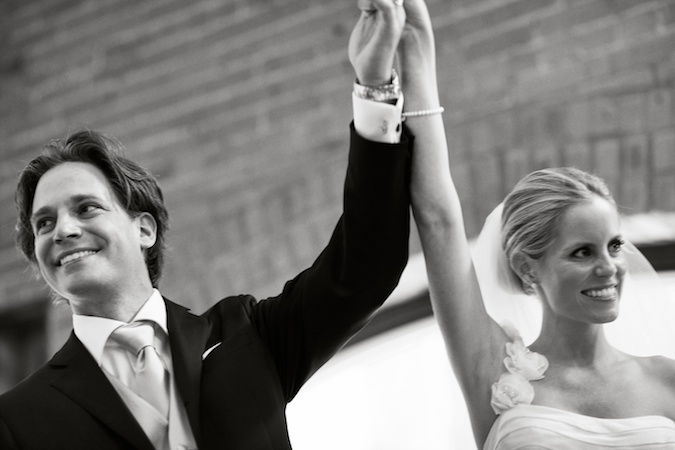 victory, the wedding ceremony over, romantic photoshoot starting soon