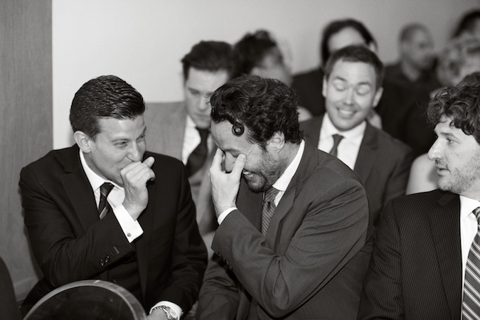 a lot off fun on during the wedding ceremony in Montreal