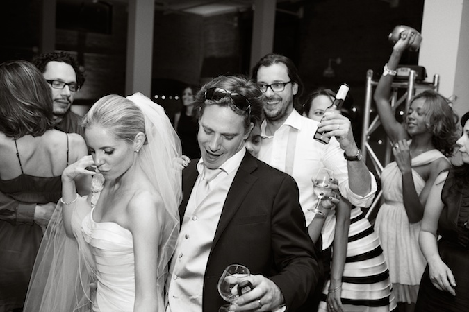 a group photography on the wedding day